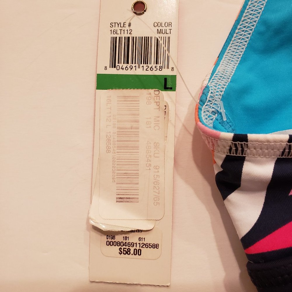 Anne Cole Locker Racerback Active Swim Top - Picture 11 of 16